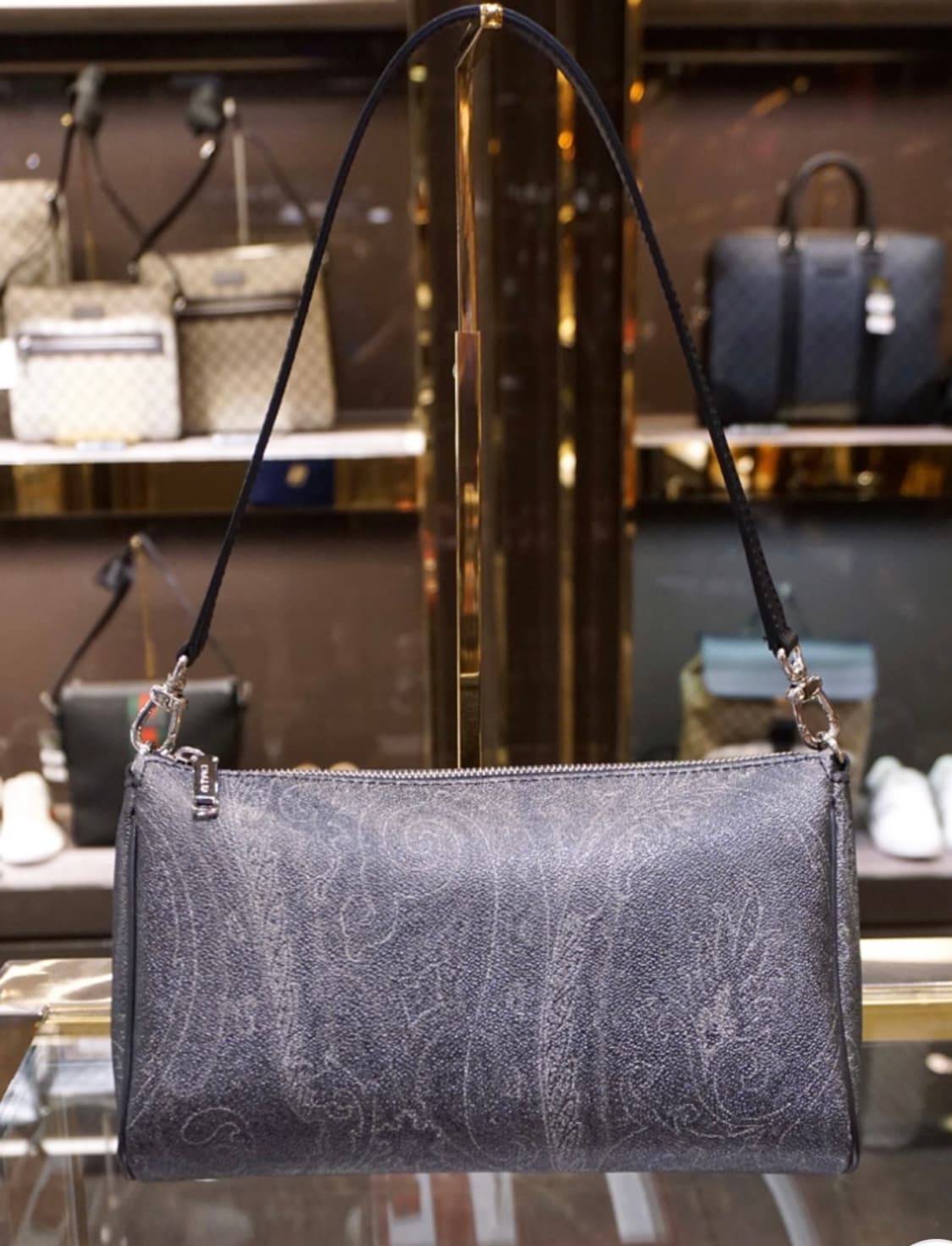 에트로 페이즐리 숄더백 그레이  상품이미지1