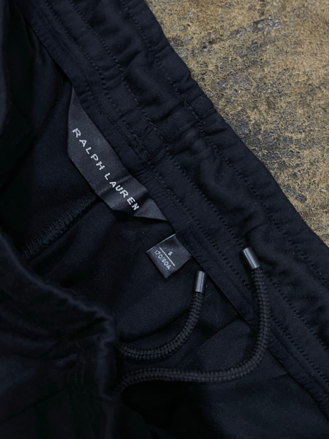 폴로랄프로렌(블랙라벨)/블랙 트레이닝팬츠(S) 상품이미지3