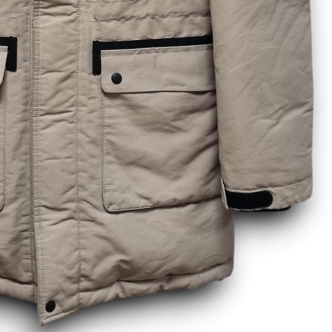 아이더 카라스3 여성 다운 패딩 베이지 S 상품이미지7