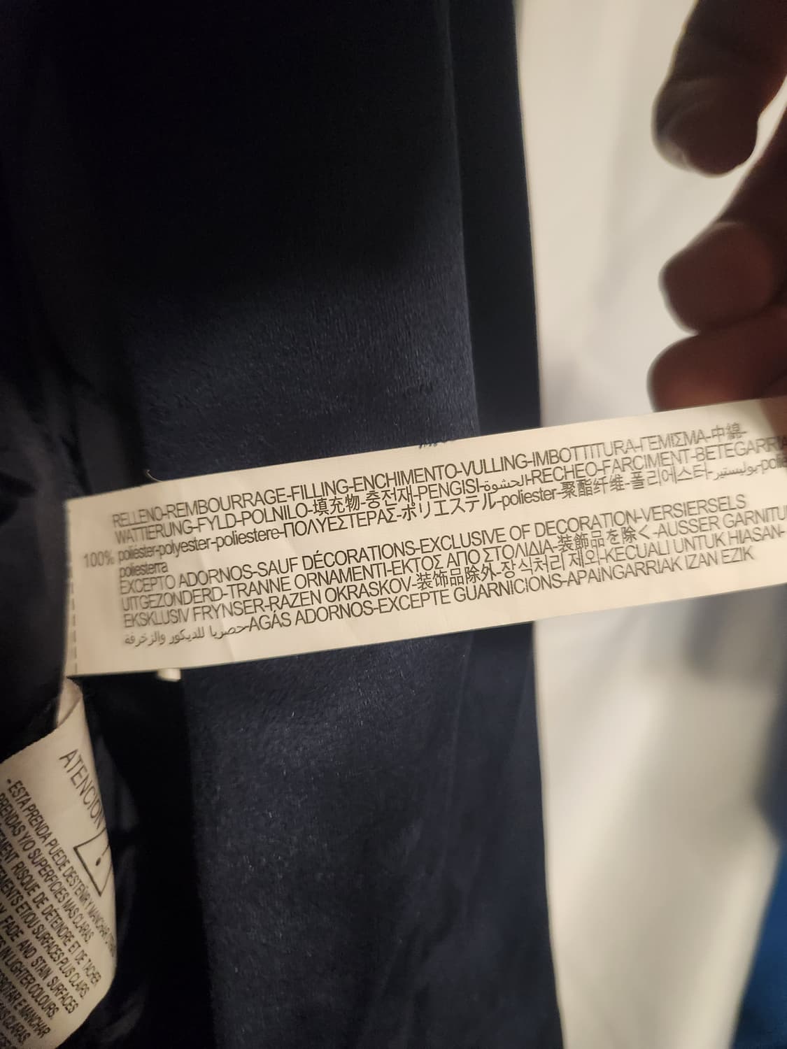 자라 스웨이드 누빔 자켓 퍼 탈부착 L 상품이미지3