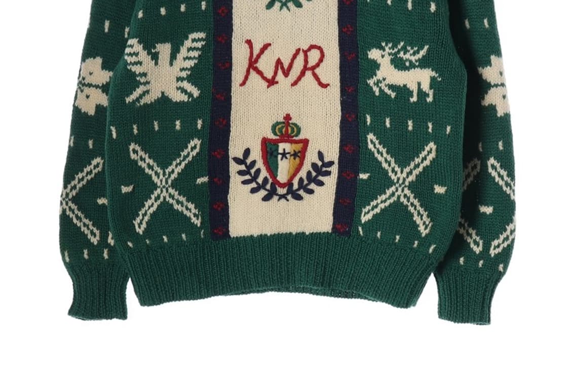 PACO BASI 올드스쿨 자수 엠블럼 니트 스웨터 상품이미지4