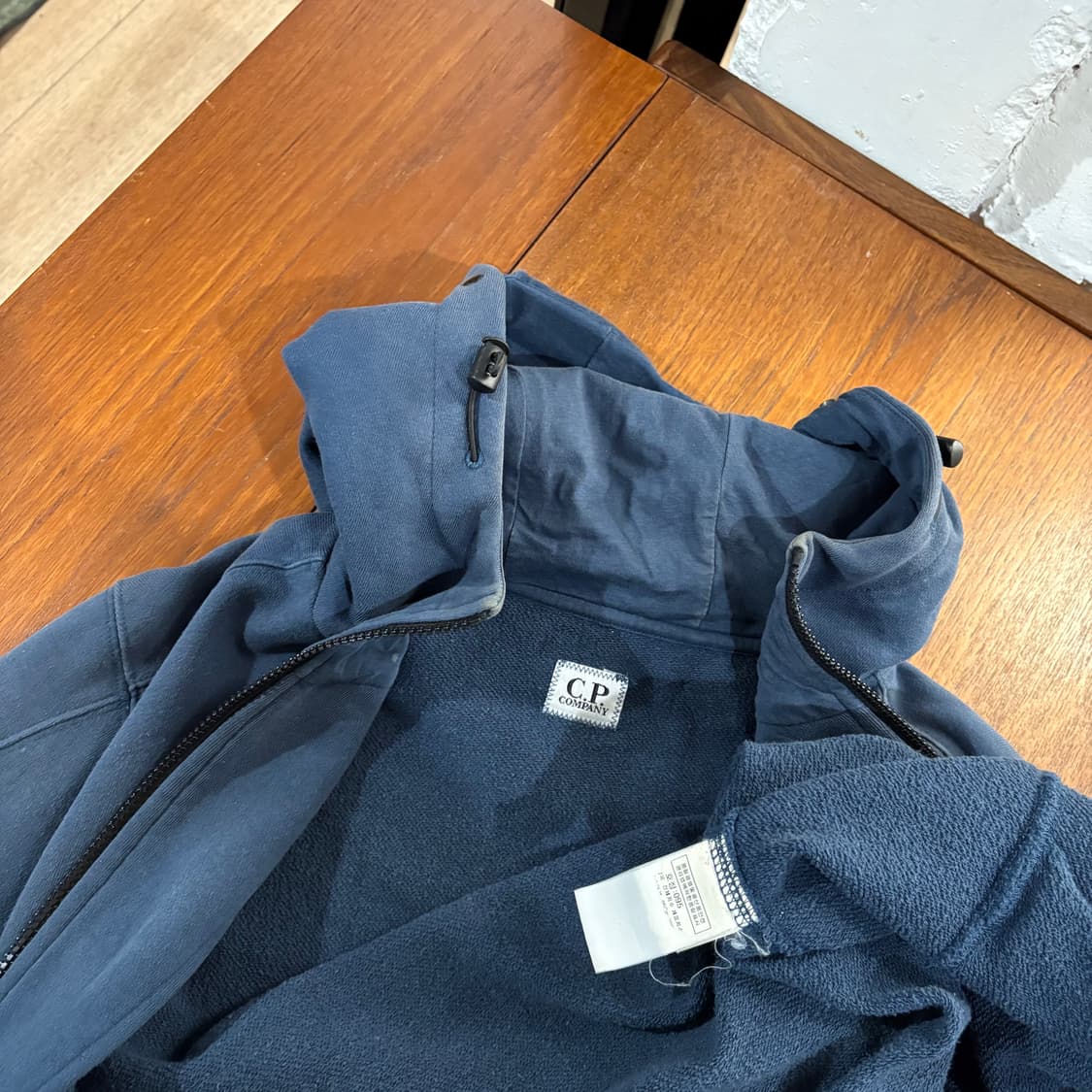 씨피컴퍼니 우븐 포켓 고글 집업 후디 상품이미지7