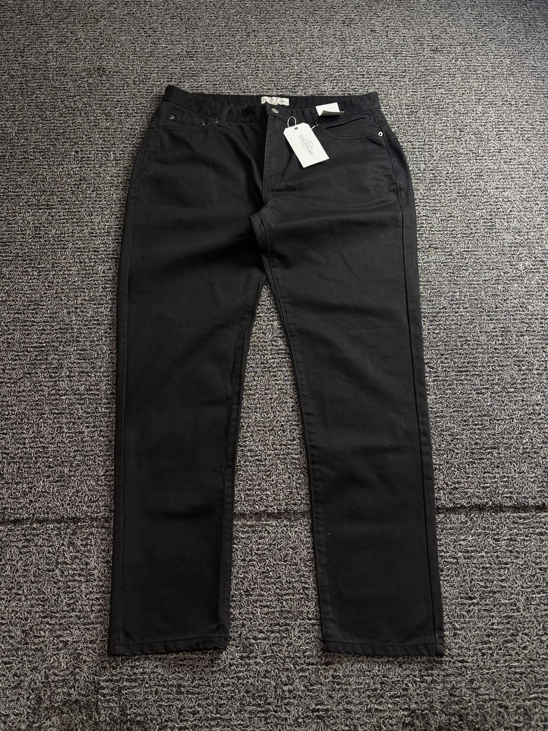 비슬로우 데드스탁 미니멀 흑청 데님 팬트 4110 상품이미지2