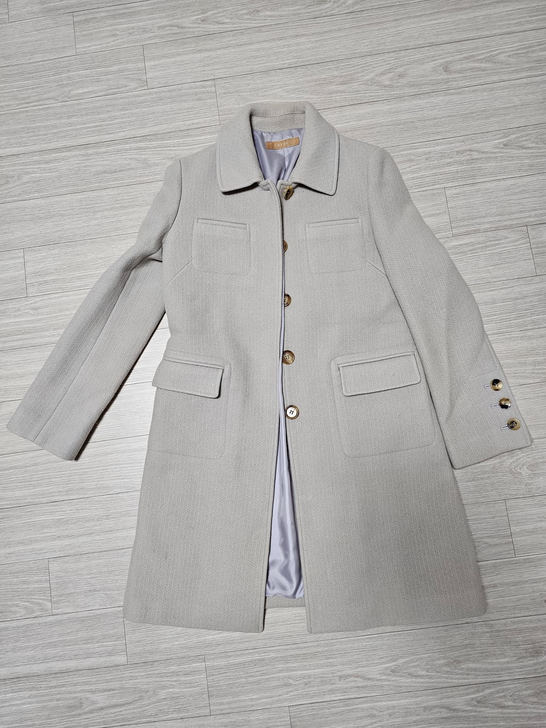 한섬 sjsj 모 100%코트 상품이미지1