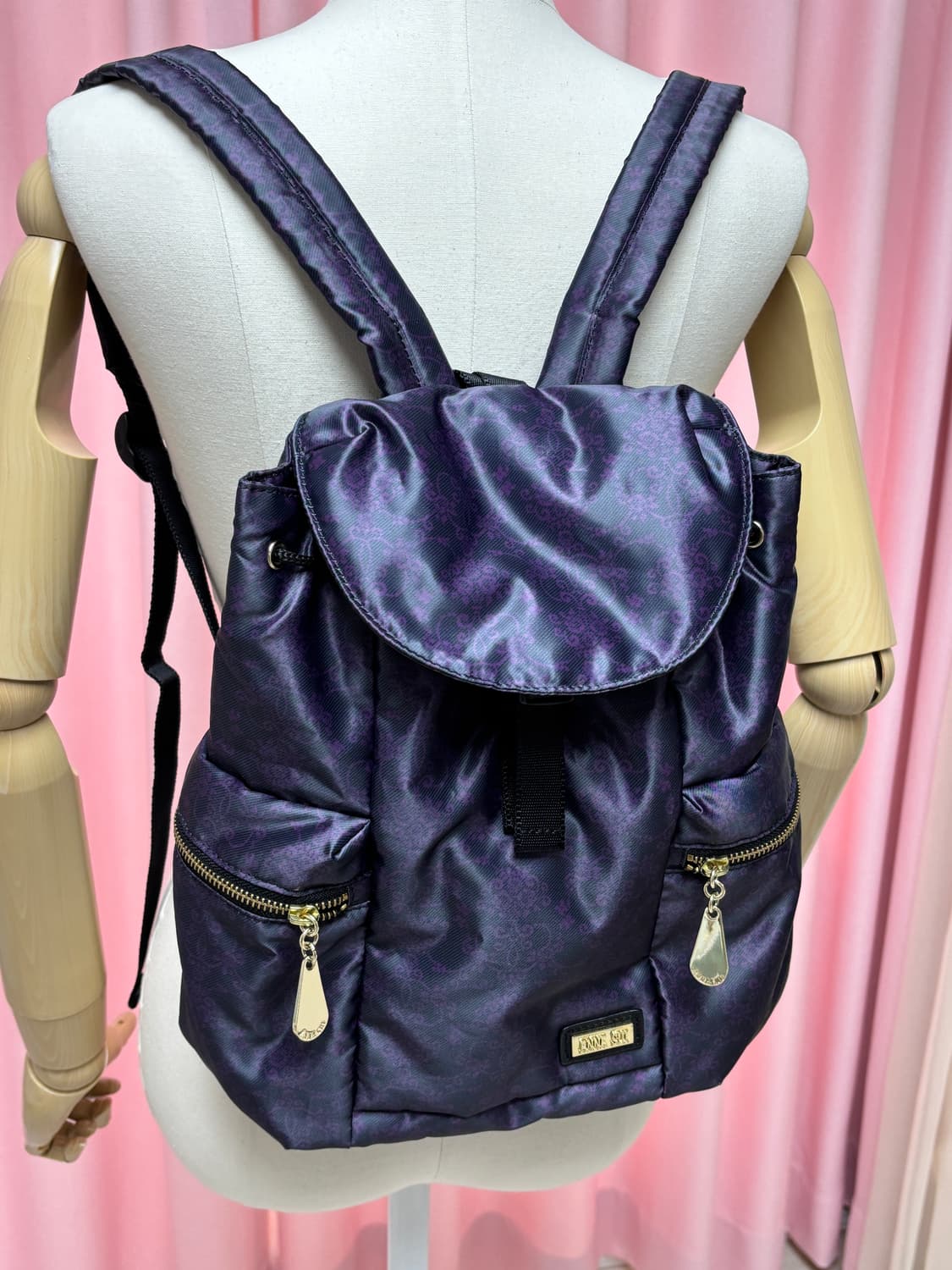 ANNA SUI 안나수이 퍼플 나일론 백팩      상품이미지3