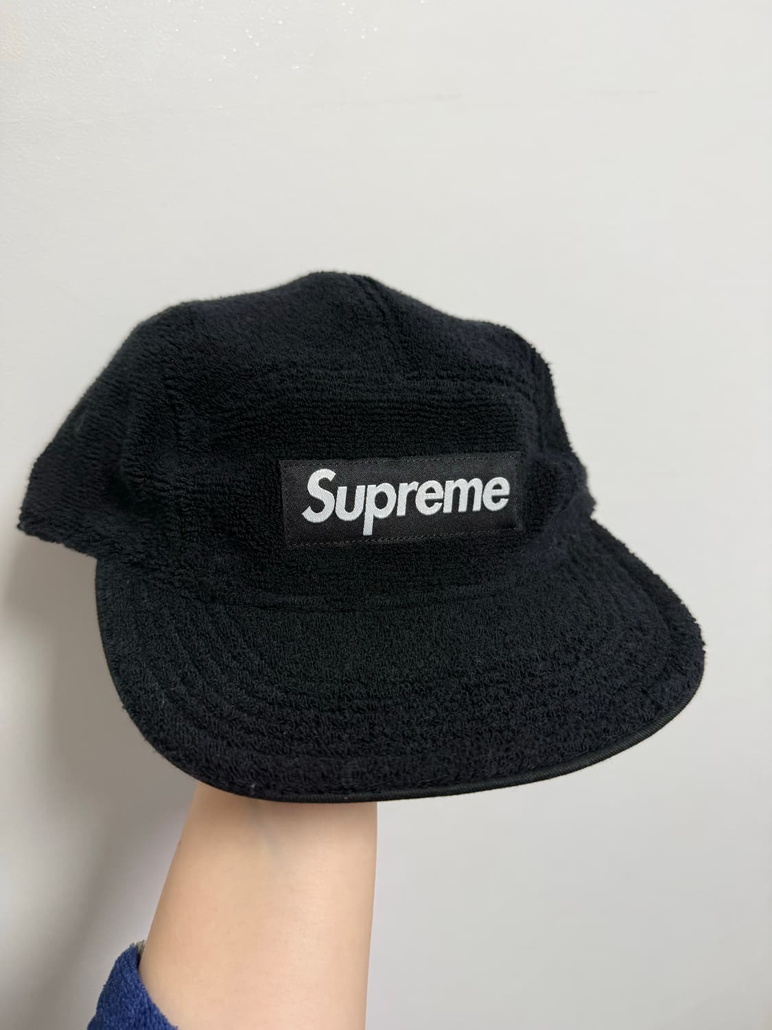 슈프림 캠프캡 블랙(리버시블) 상품이미지3