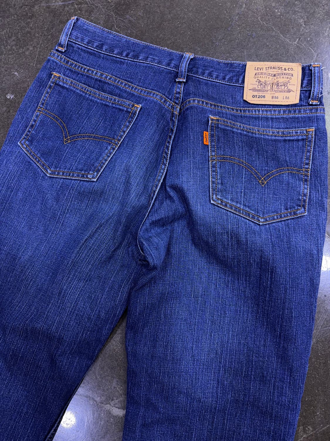 리바이스 OT206 오렌지탭 레귤러 스트레이트핏 데님팬츠 34 상품이미지6
