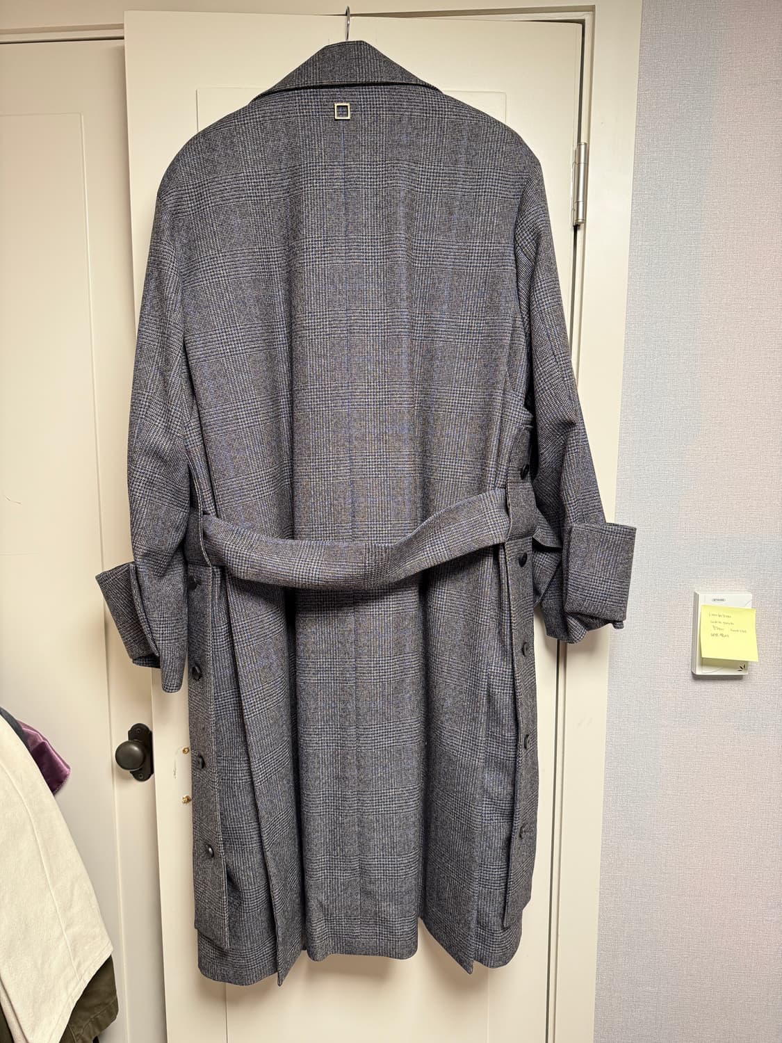 [48] 19fw 우영미 메인 체크 코트 상품이미지4