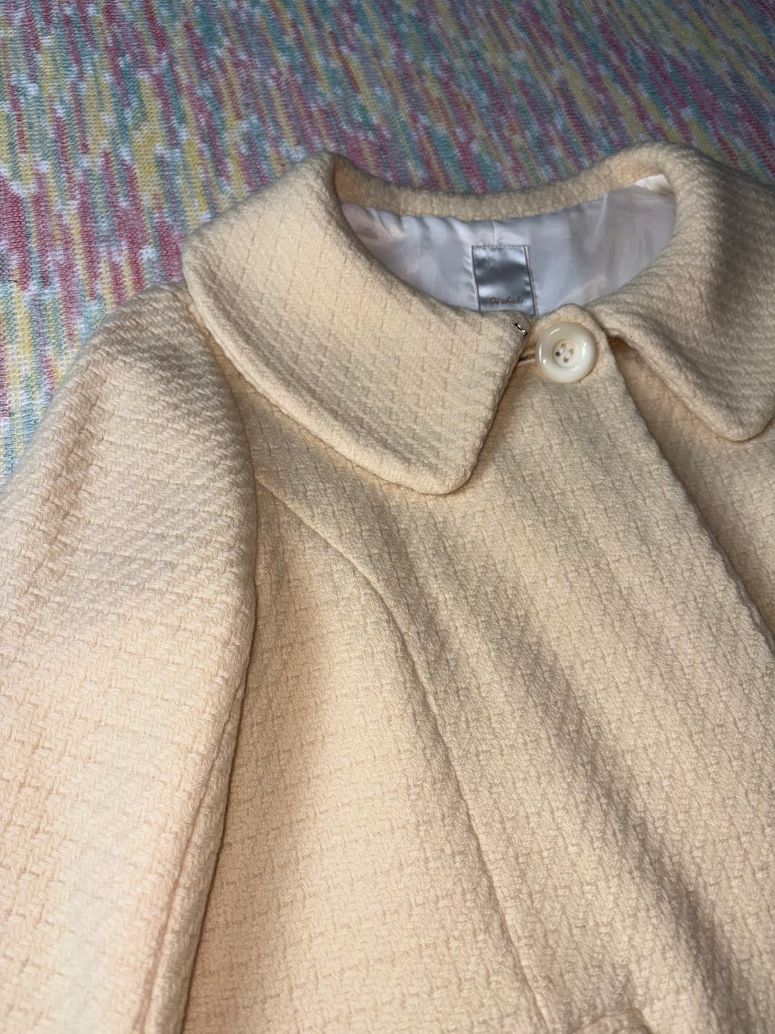 아이보리 울 숏코트  상품이미지6