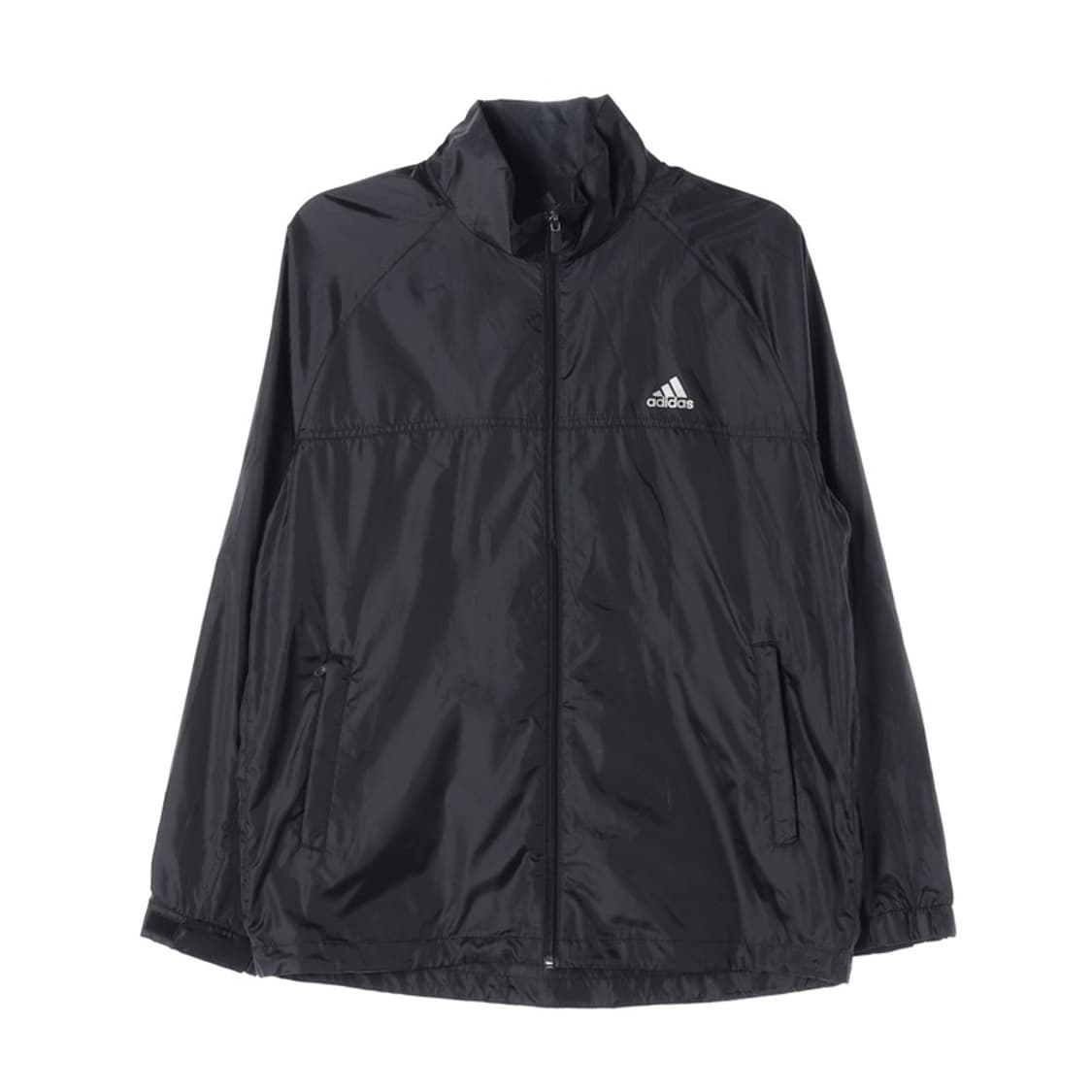 아디다스 블랙 미니멀 로고 윈드브레이커 L 상품이미지1