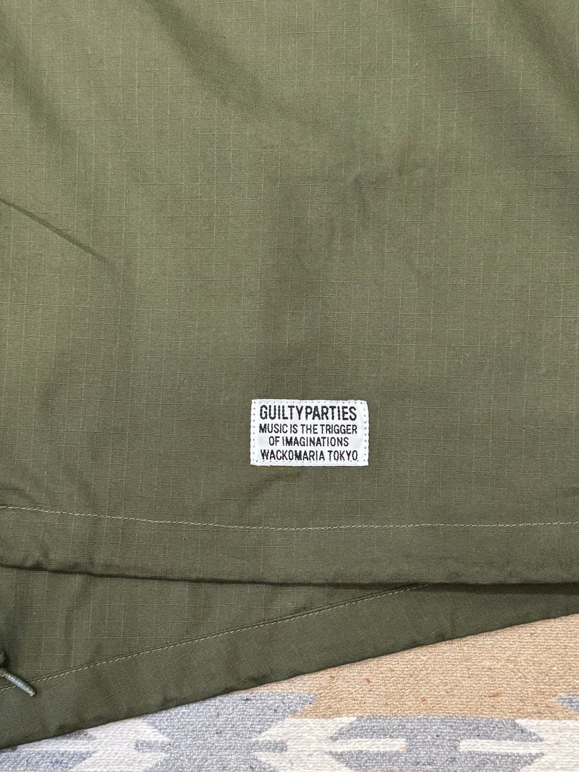 [M][100] 와코마리아 M-48 모즈 코트 카키  상품이미지6
