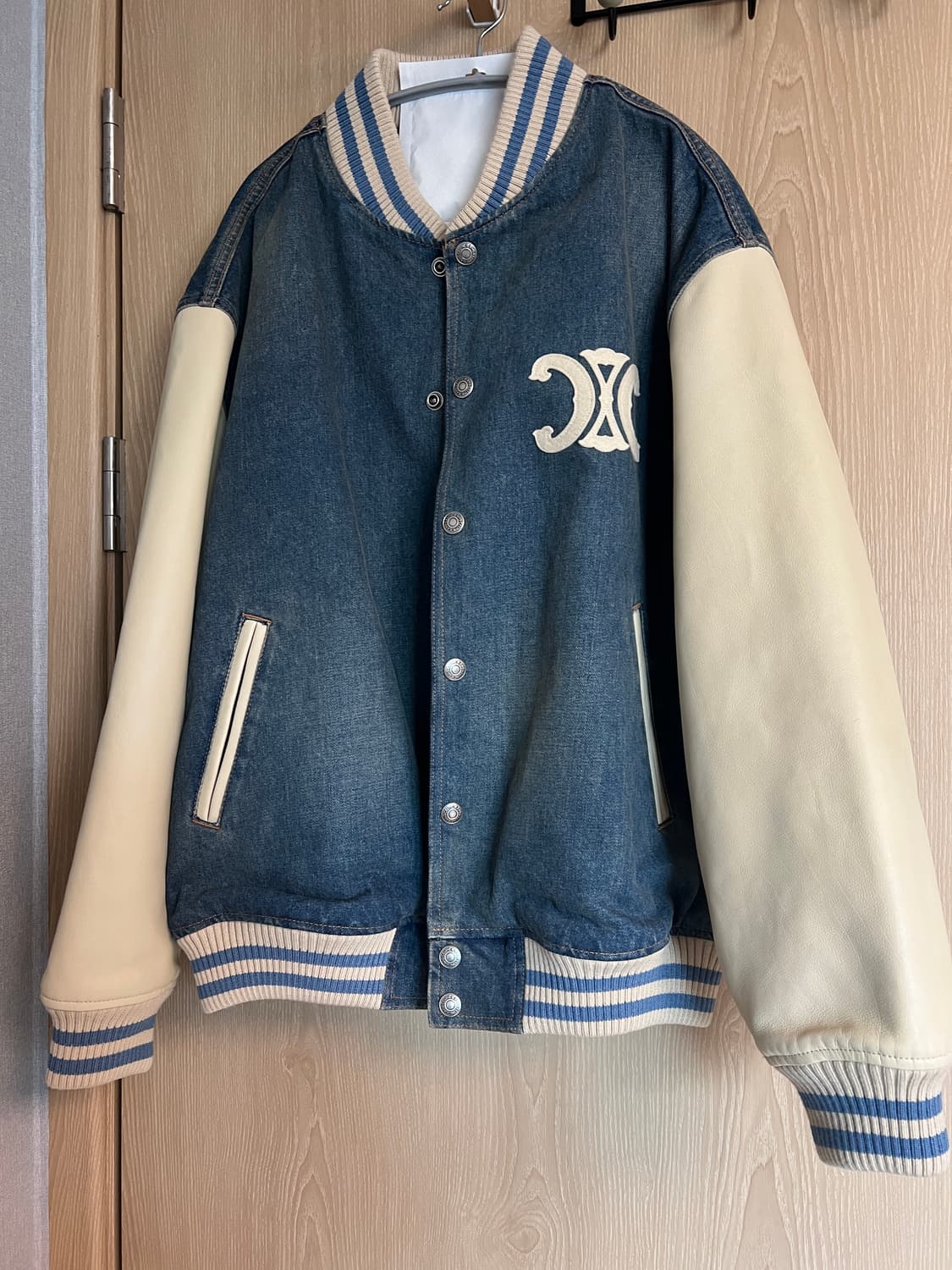 [정품/L] 셀린느 바시티 데님 자켓 상품이미지1