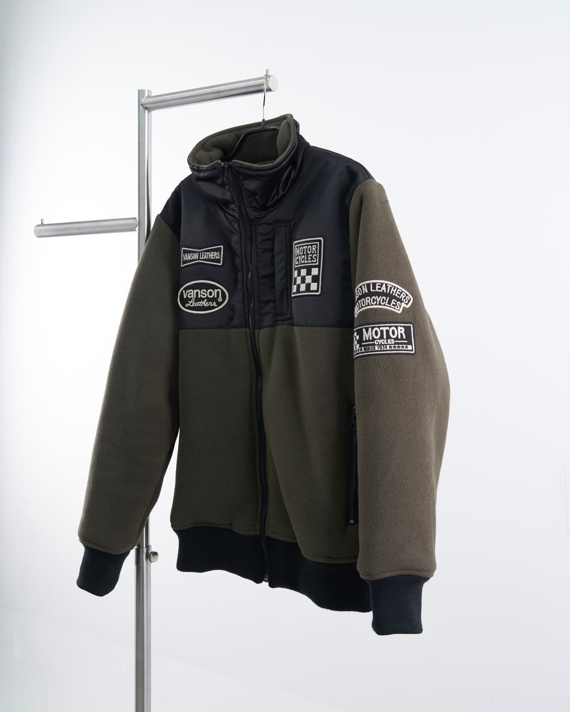 Vanson Leathers 라이더 본딩 양털 자켓 상품이미지3