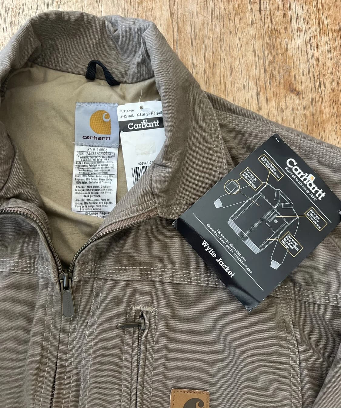 칼하트 와일리 재킷 상품이미지2