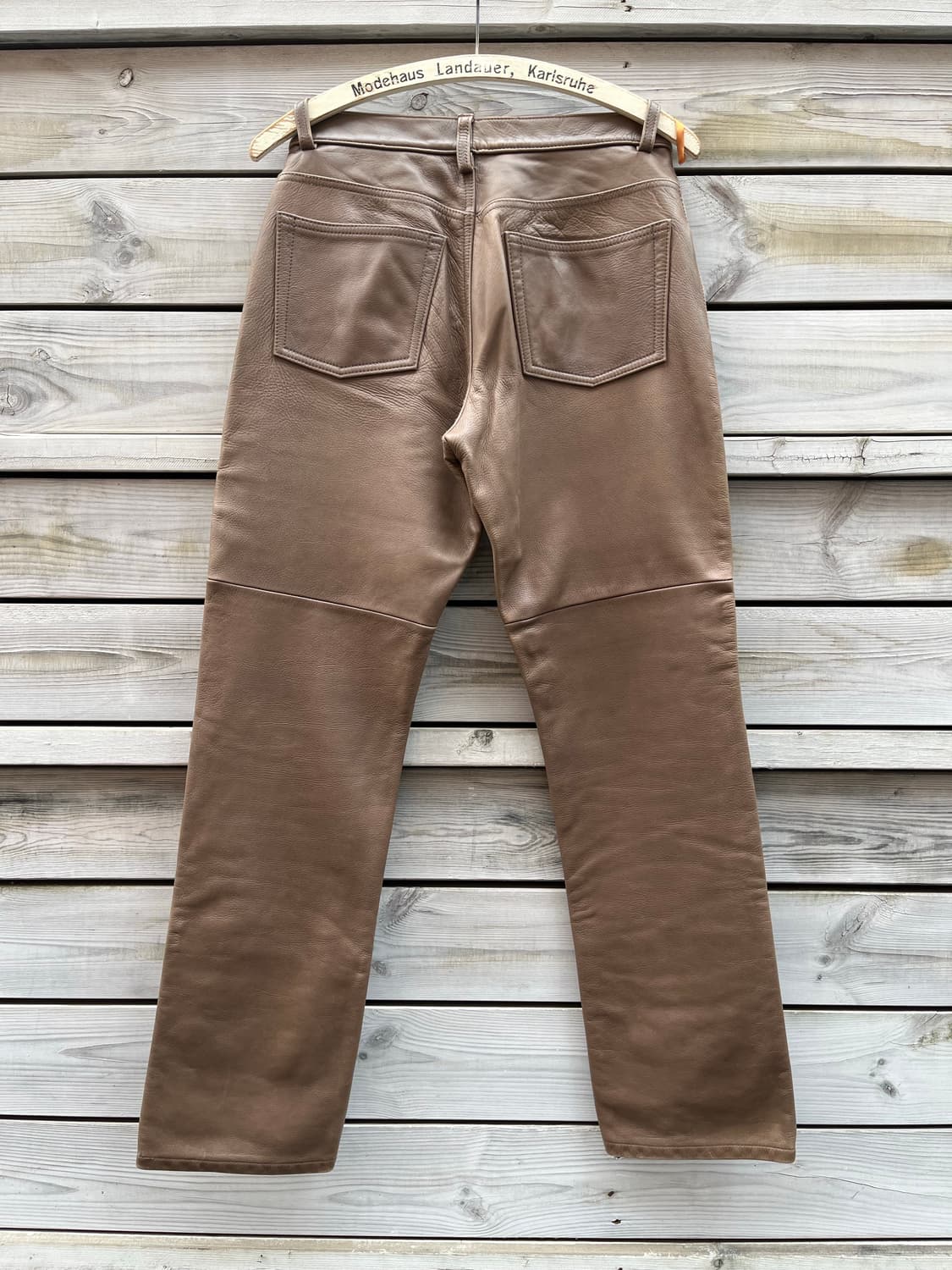 빈티지 아르마니 익스체인지 레더 팬츠 알마니 상품이미지3