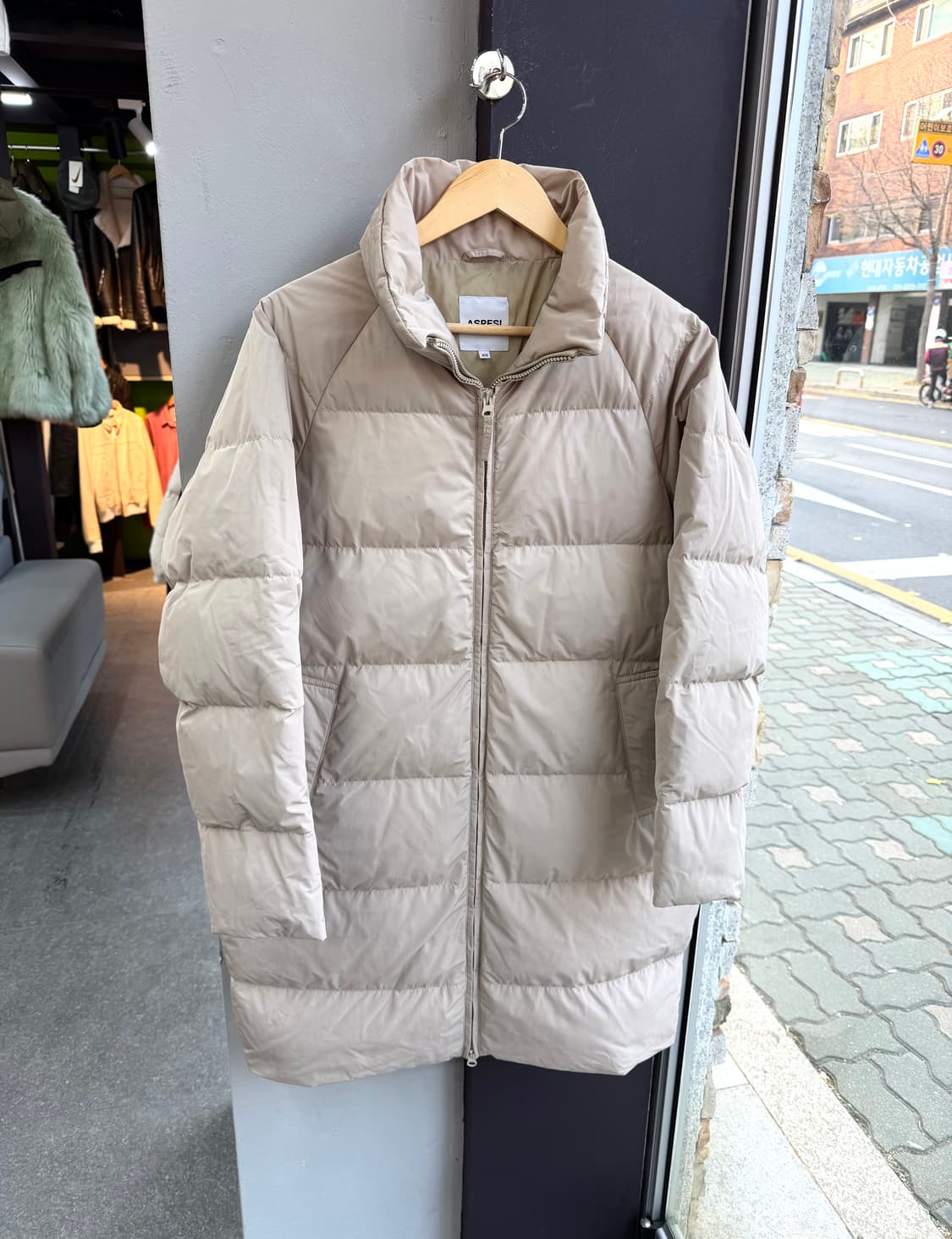 1/ 아스페시 다운 롱패딩 점퍼 상품이미지2