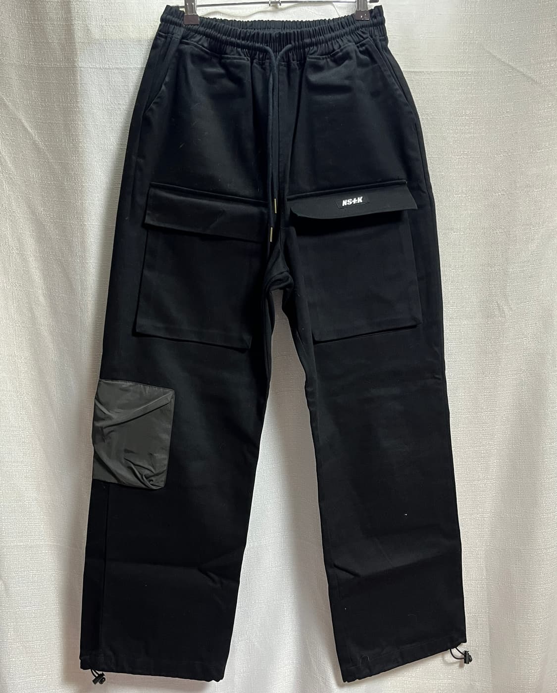 공용 네스티킥 NS+K 블랙 카고 와이드팬츠 M 상품이미지1