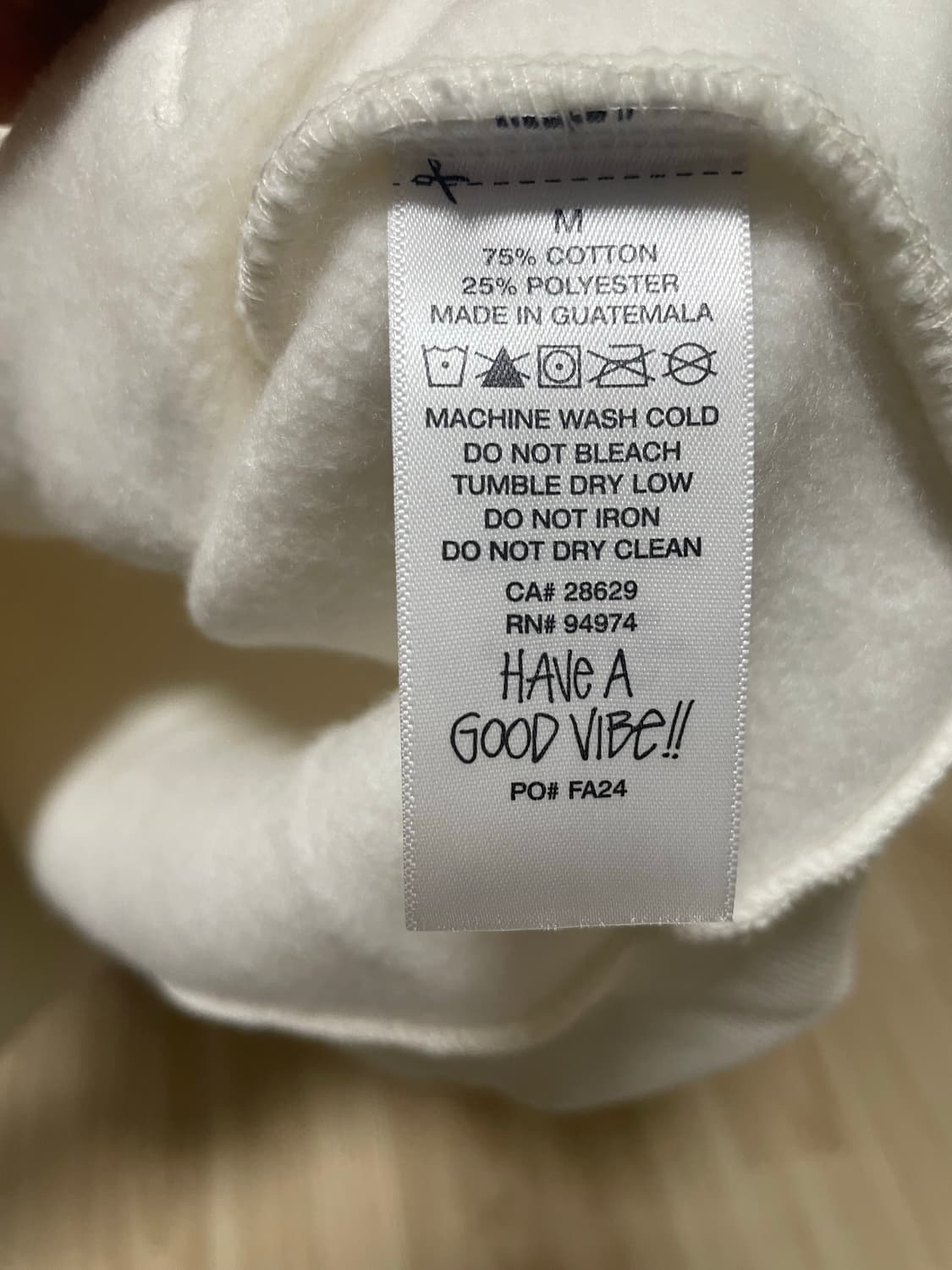 스투시 기모후드 새상품 상품이미지3