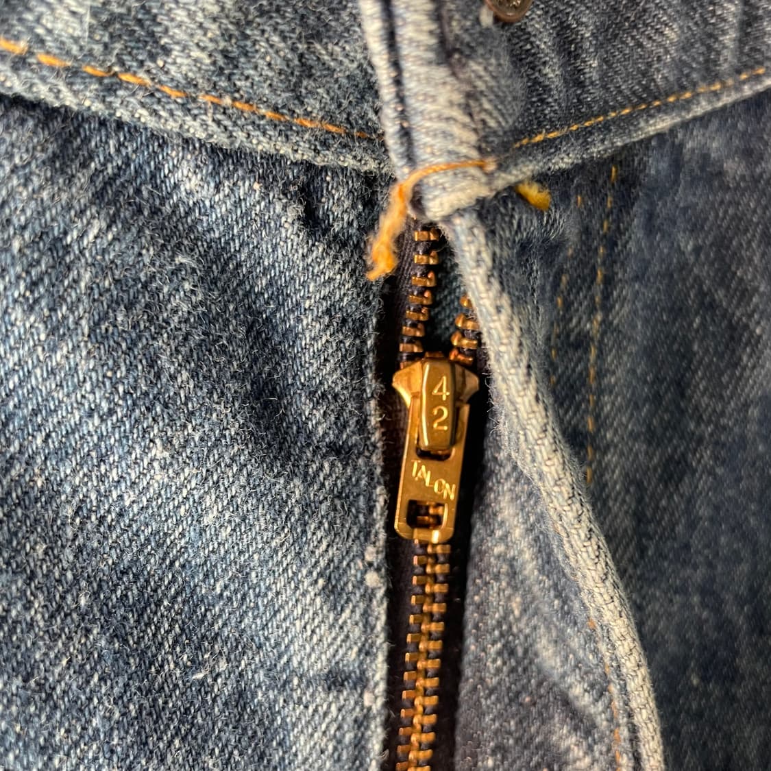 80s 리바이스 646 벨바텀 오렌지탭 데님팬츠 상품이미지6