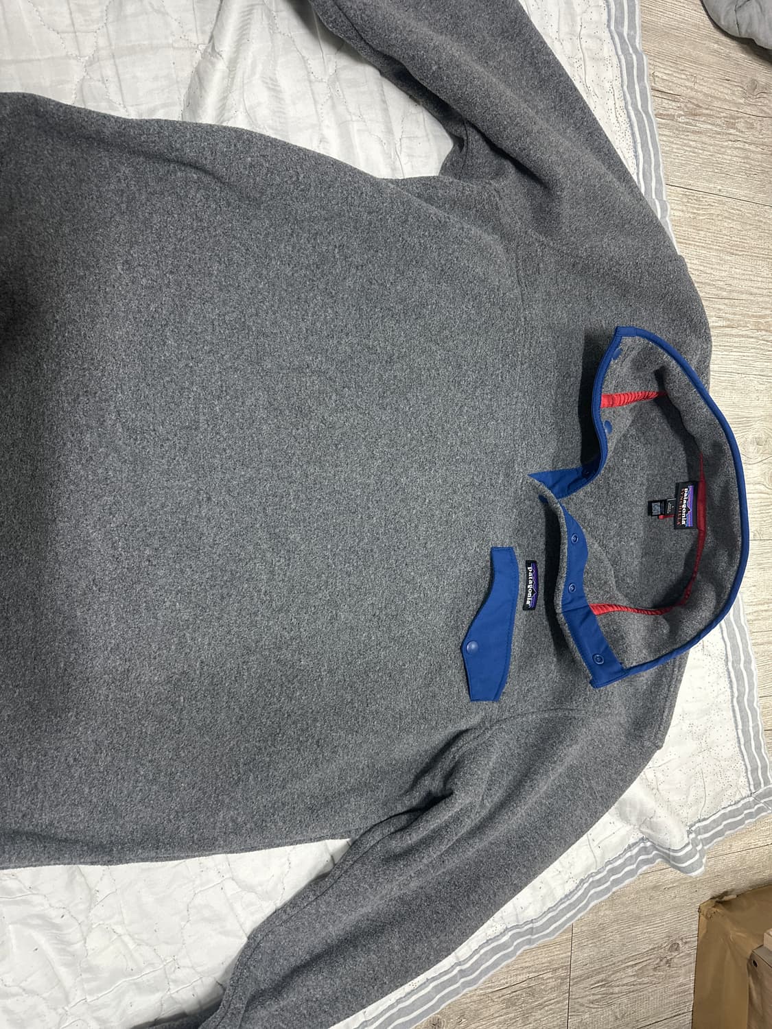 파타고니아 라이트웨이트 신칠라 스냅티 플리스풀오버 니켈블루 상품이미지1