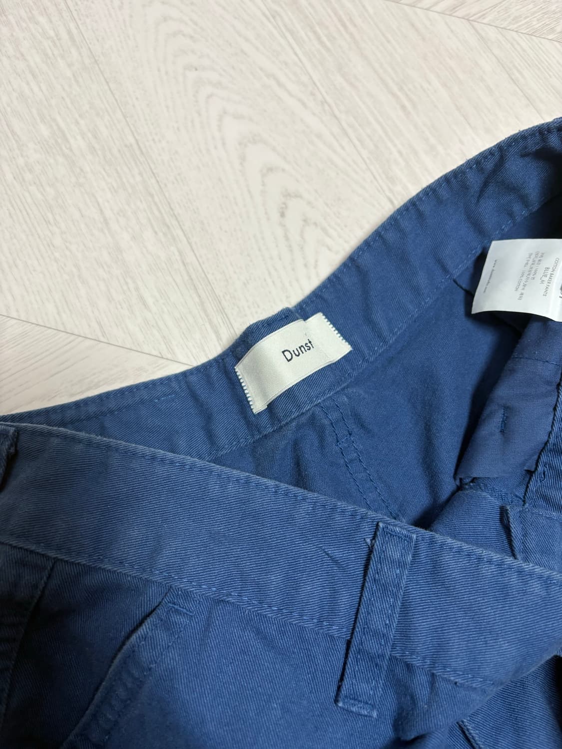 던스트 카고팬츠 블루팬츠 상품이미지4