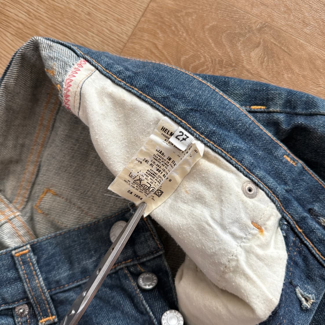 (실측30“) 👖 헬무트랭 98 클래식컷 데님 팬츠 상품이미지2
