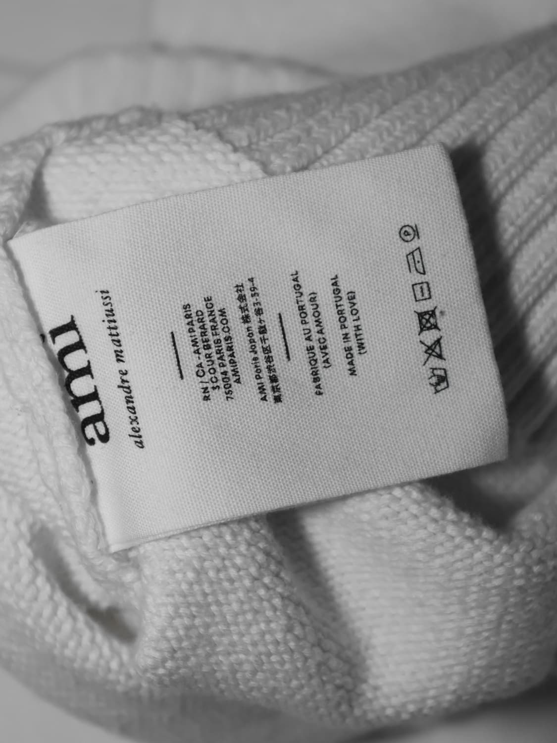 [정품]아미 화이트 가디건 상품이미지4