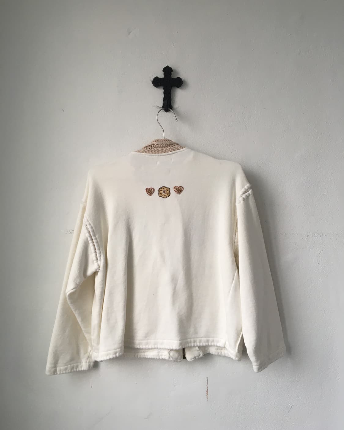 Patch point cotton zip up 상품이미지4