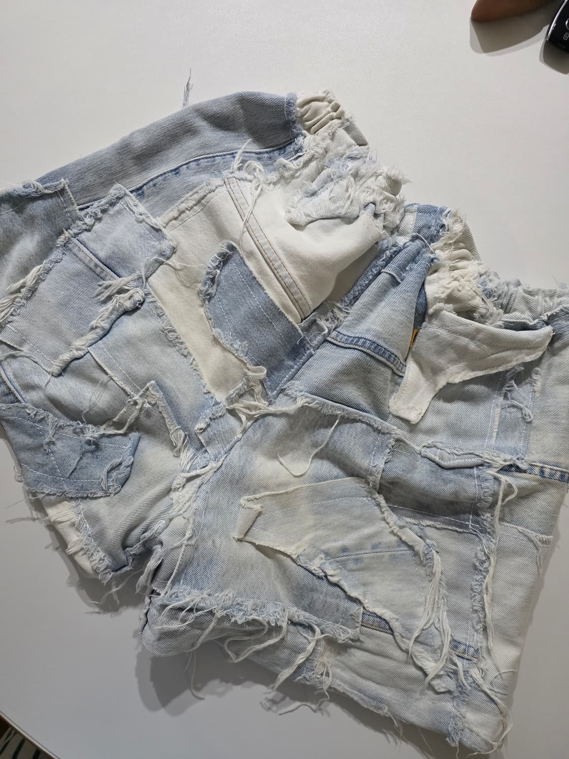 갤러리 디파트먼트  패치워크 데님쇼츠  판매해요 상품이미지2