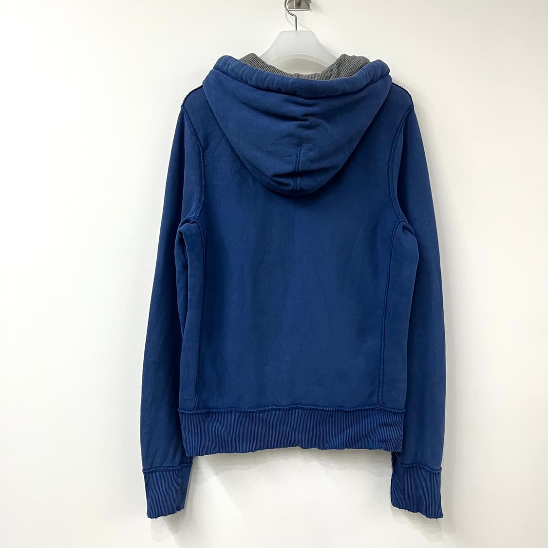아베크롬비 자수로고 블루 후드집업 상품이미지3