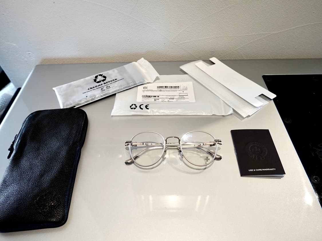 크롬하츠 퍼킨 크리스탈/골드 안경 상품이미지1