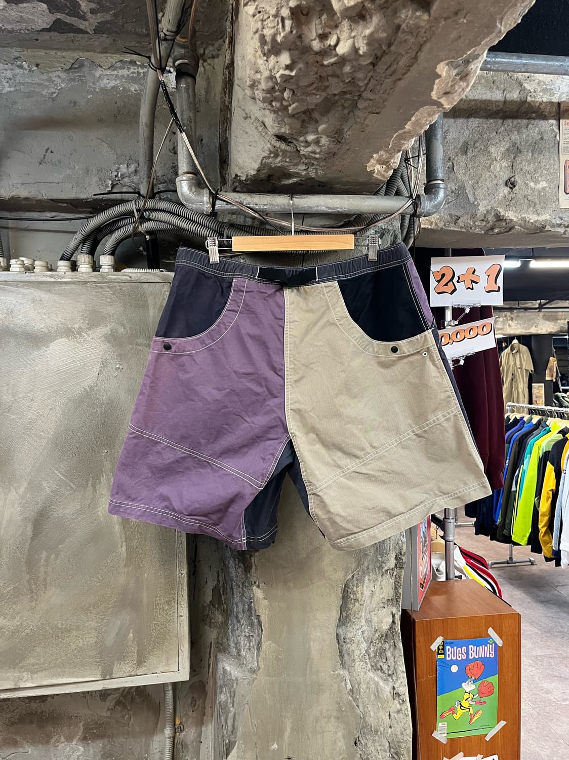 예스아이씨 스티치 배색 하프 팬츠 L #csz3494 상품이미지2