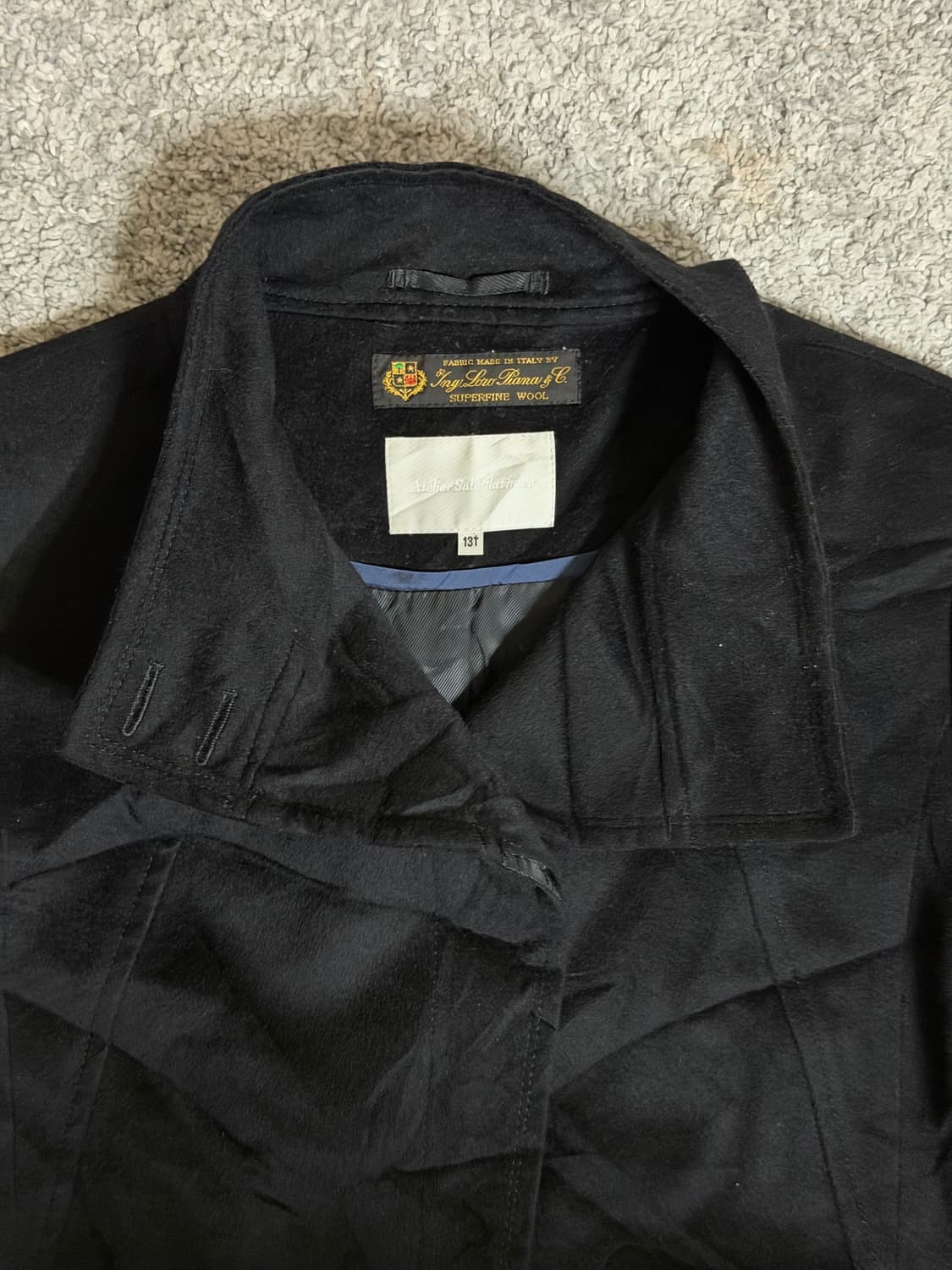 atelier sab 로로피아나 울 버튼 코트 상품이미지6