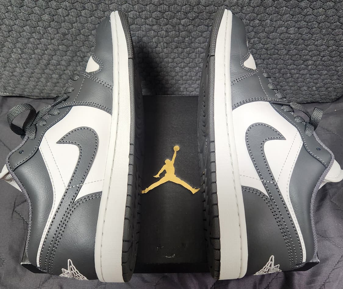 [정품]에어조던1로우IRON그레이/서밋 화이트 265~270 새상품 상품이미지3