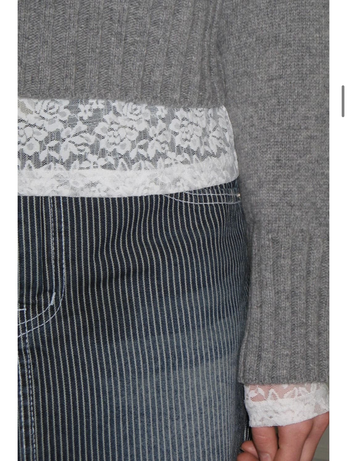 시눈 Denim Mini Skirt (Indigo) s 상품이미지4