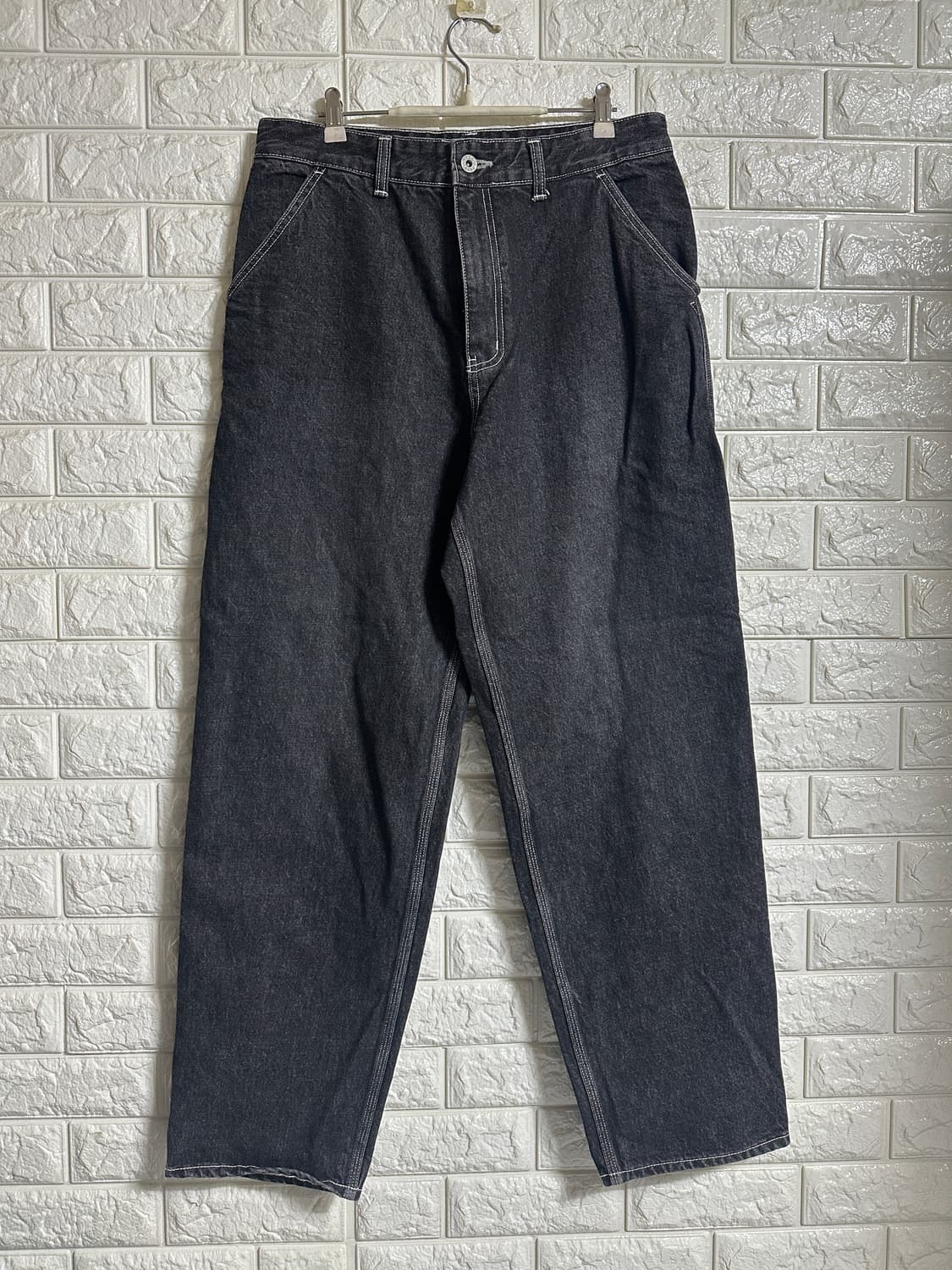 아웃스탠딩 루드핏 카펜터 블랙 데님 팬츠 S 상품이미지1