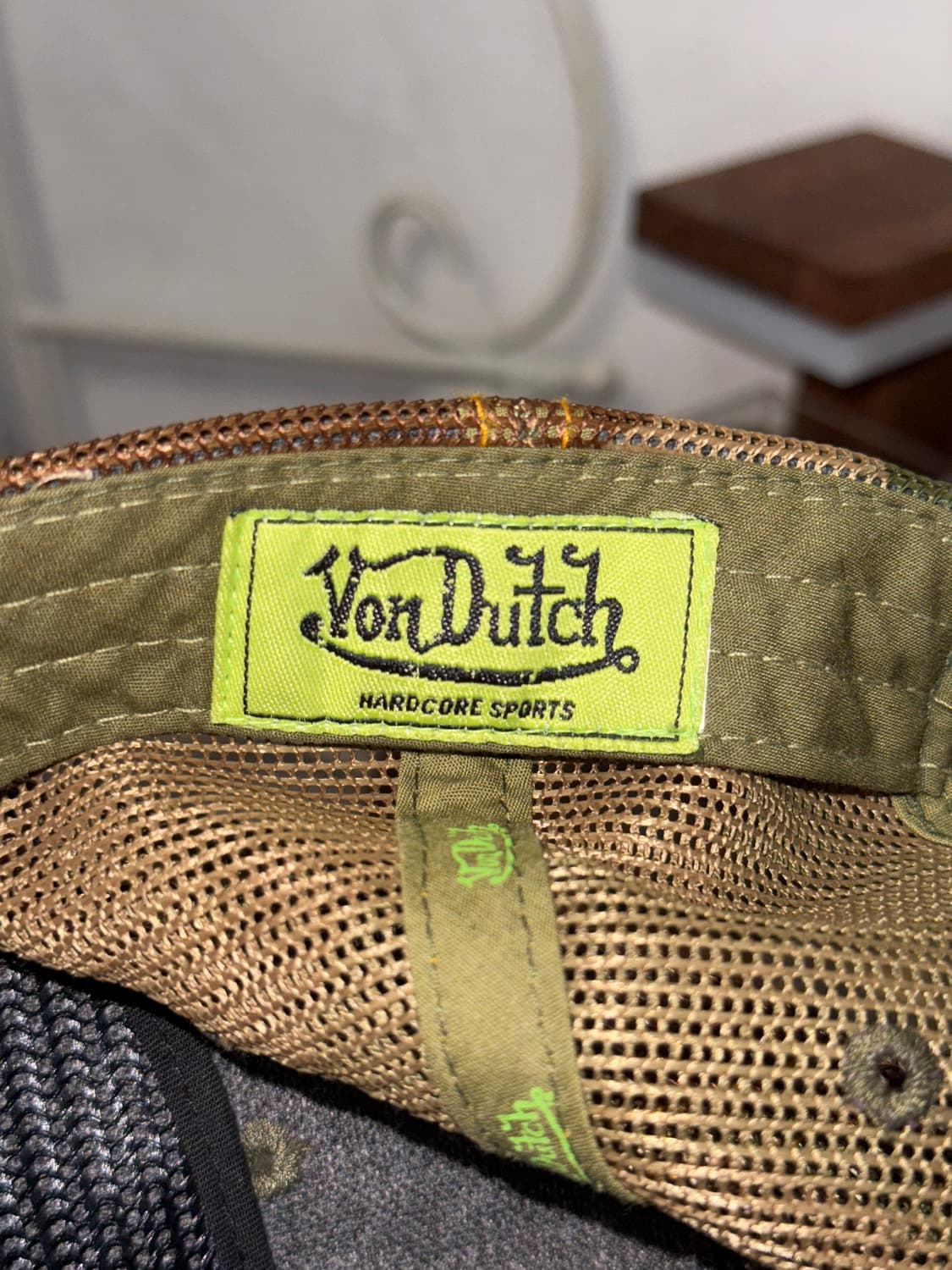 Von Dutch khaki camouflage mesh ball cap 상품이미지5