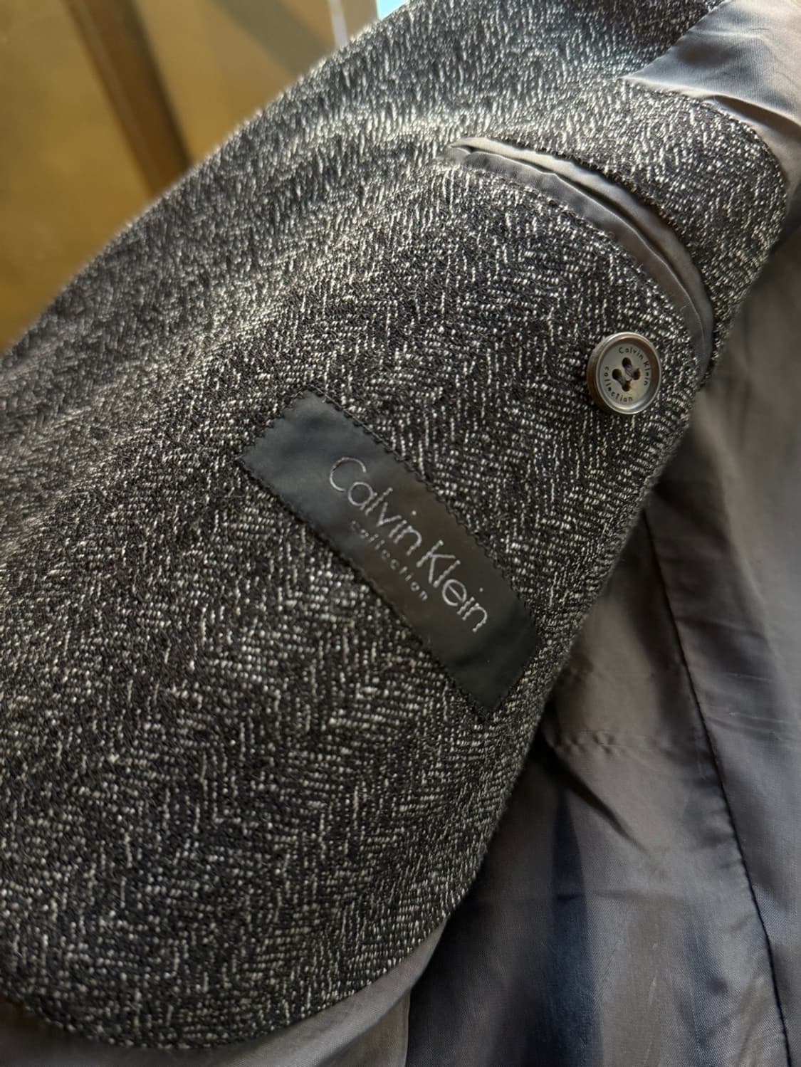 캘빈클라인 컬렉션 트위드 자켓 100 상품이미지9