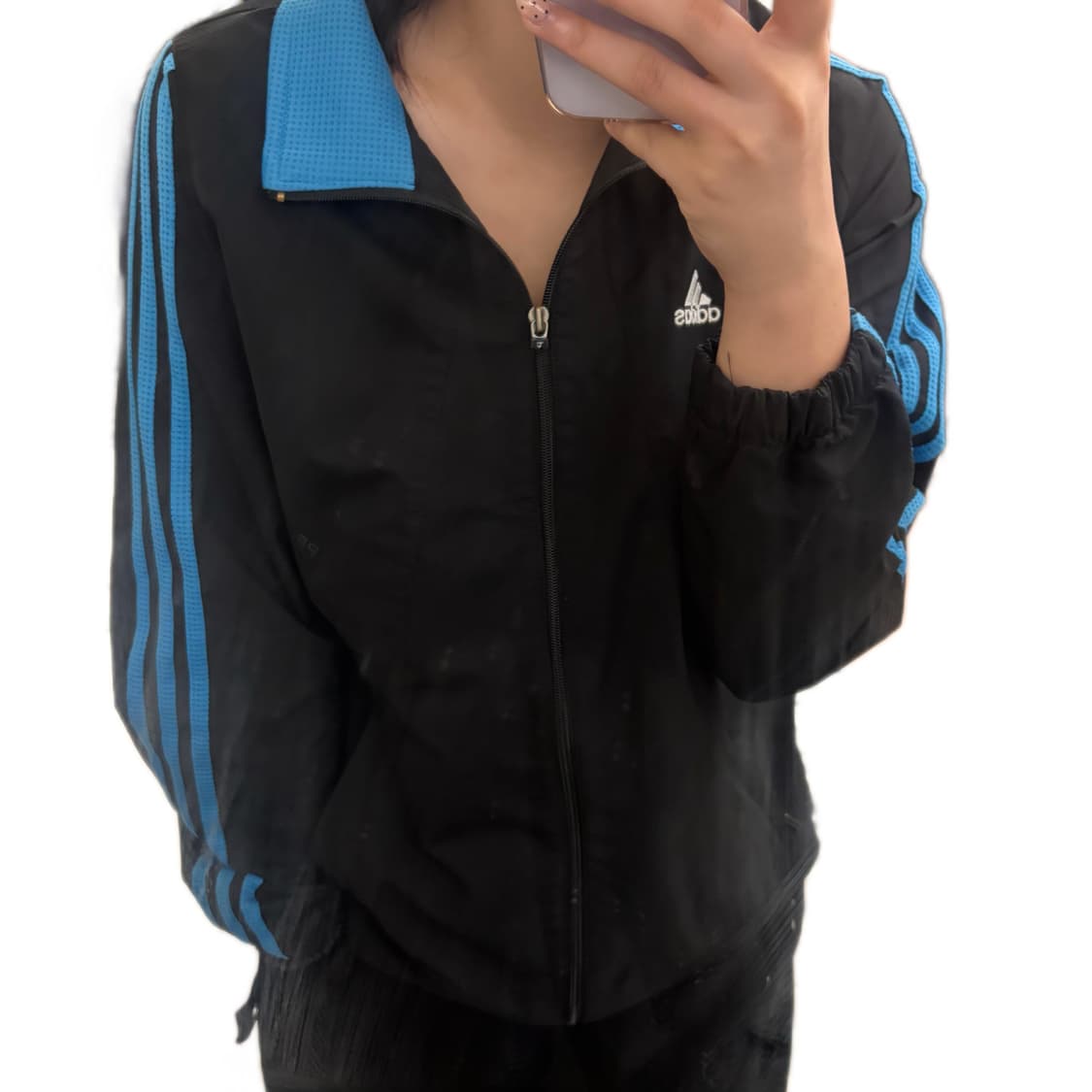 💙아디다스 에센셜 블루  블랙 우븐 져지💙 상품이미지1