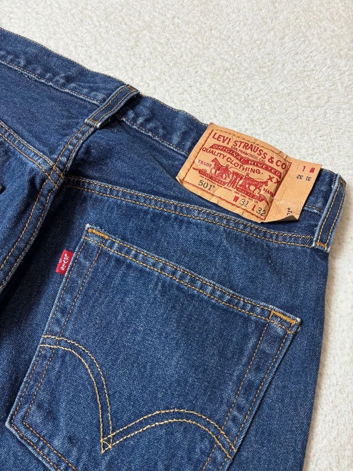 리바이스 00's 501 스트레이트 데님 팬츠 PN6697 상품이미지3