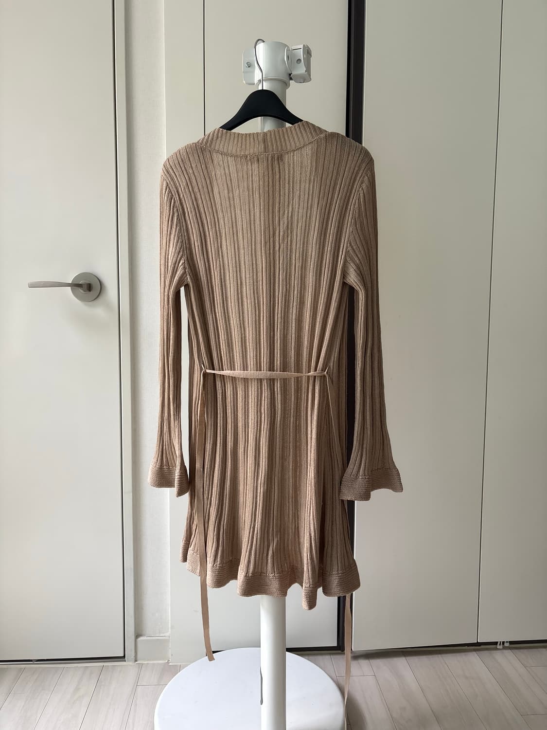 Rib Knit Flare Sleeve Robe 상품이미지8