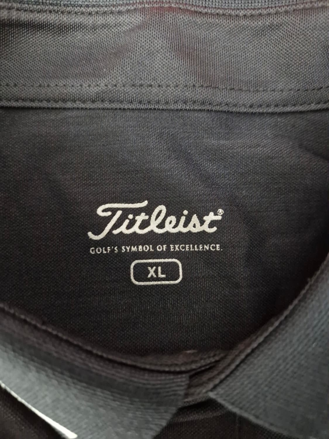 타이틀리스트(Titleist) 반팔 카라 티셔츠 블랙 상품이미지4