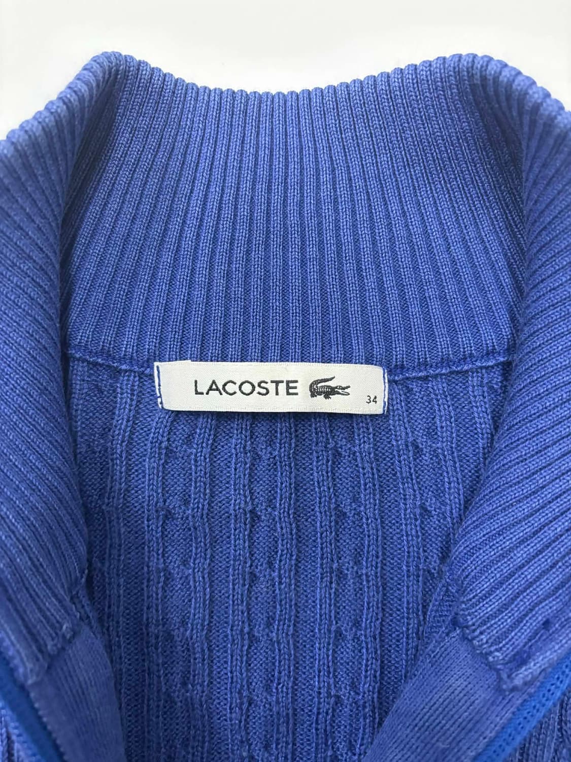 라코스테 케이블 걸즈 코튼 니트 집업 희귀져지(90) 상품이미지4
