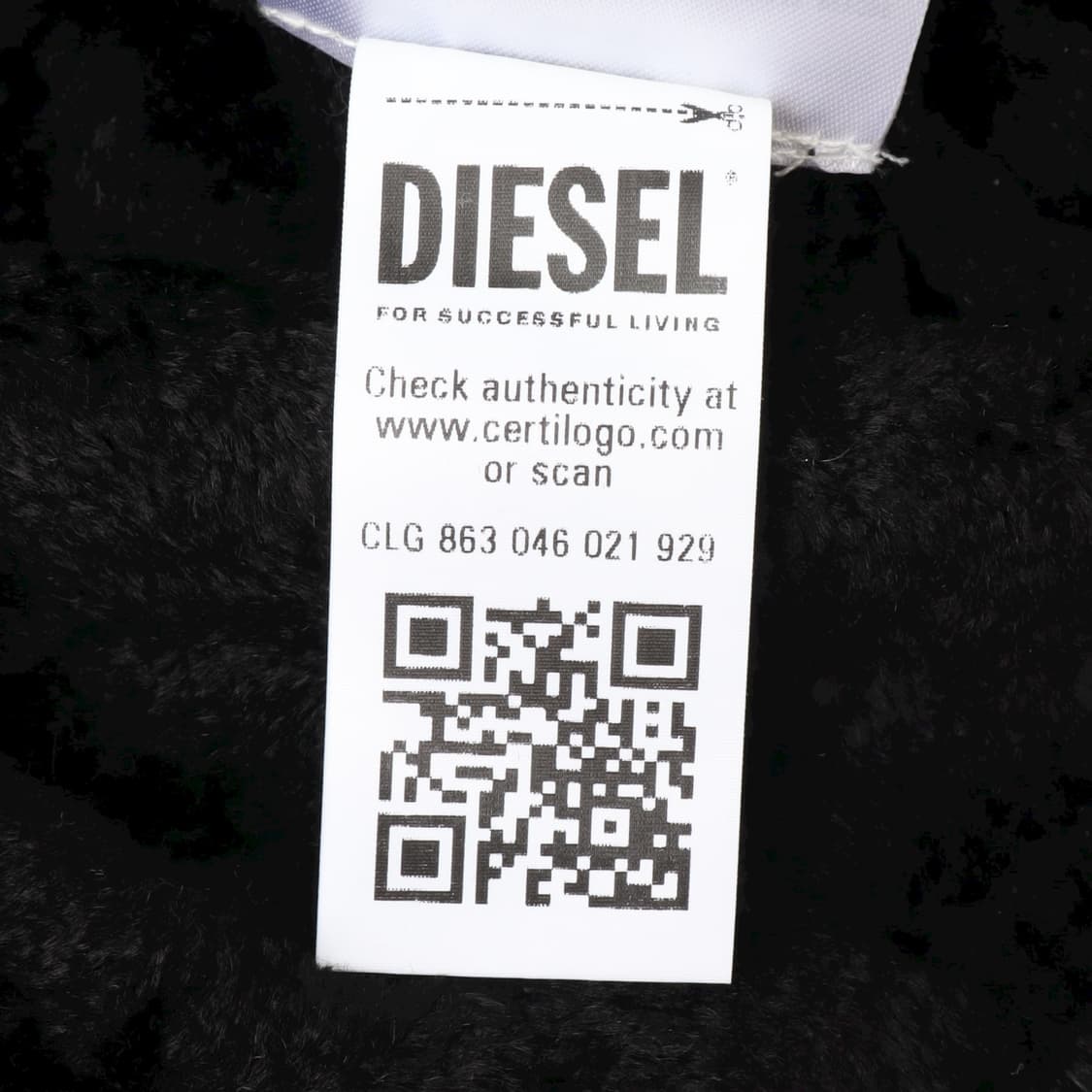 디젤 벨벳 실버로고 크롭 벨벳 니트 상품이미지10