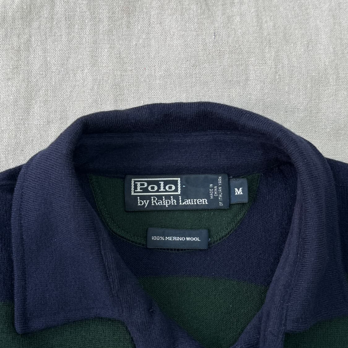 폴로랄프로렌 90s 메리노울 암패치 니트 M 상품이미지6