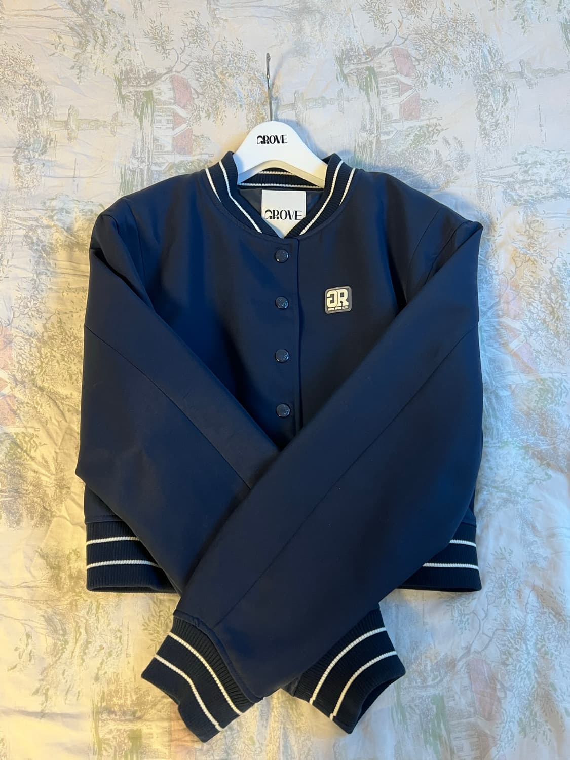 GROVE 그로브 네이비 봄버 자켓 상품이미지2