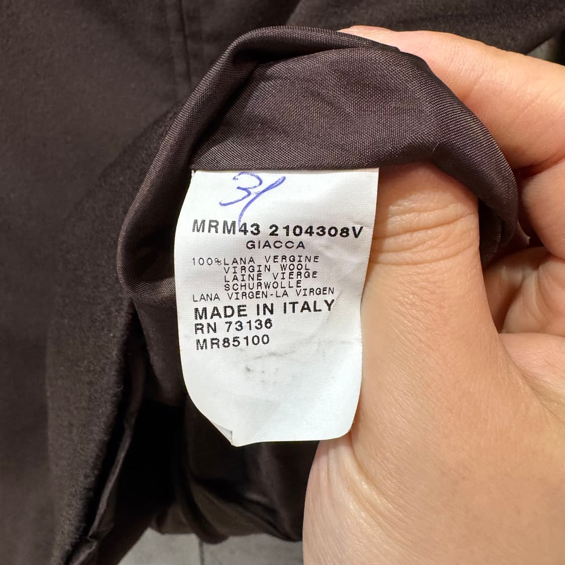 막스마라 버진 울 캐주얼 자켓 made in ITALY   상품이미지5