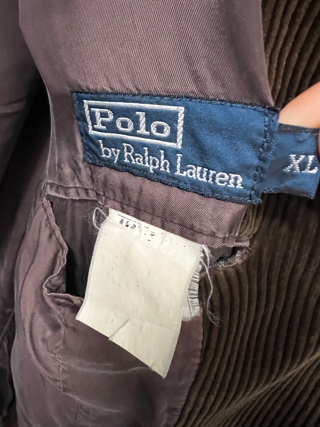 폴로 랄프로렌 코듀로이 블레이저 XL 상품이미지6