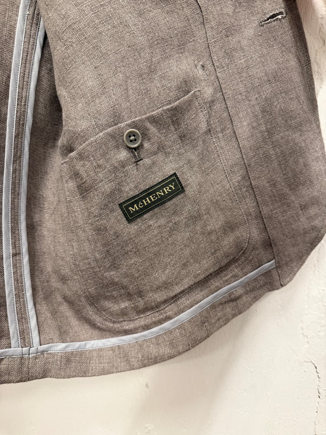 (L) McHenry 맥헨리 100% Linen 3roll2 Jacket 상품이미지7