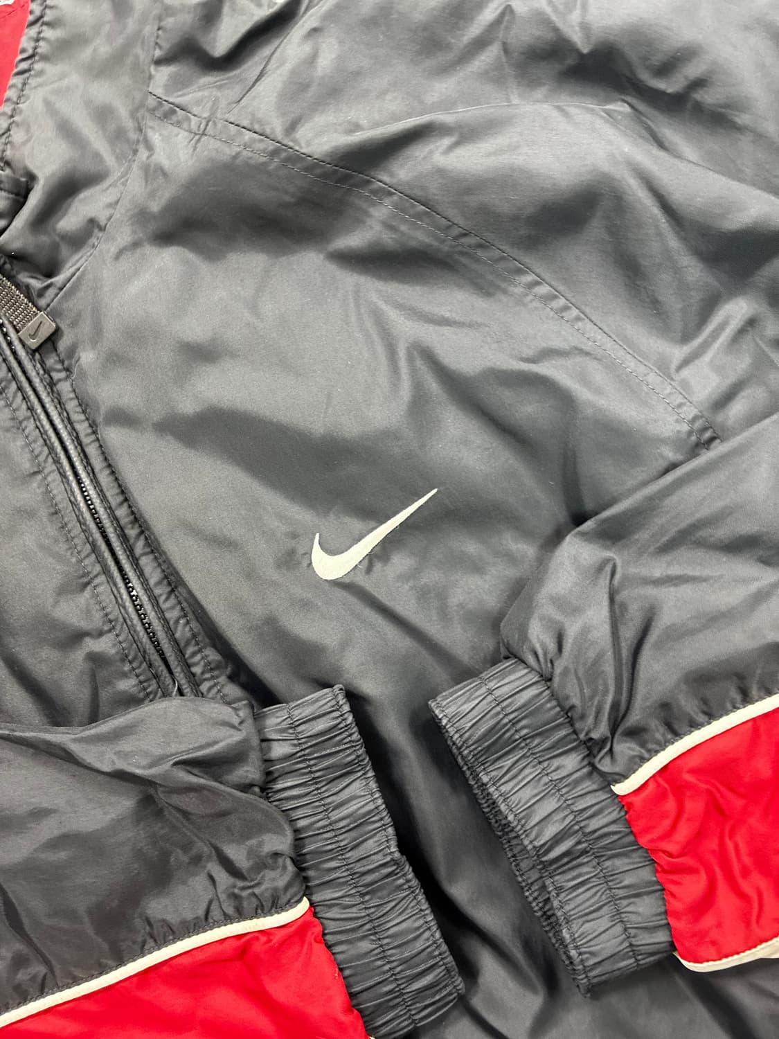 나이키 올드스쿨 블랙 레드 바람막이 L 상품이미지6
